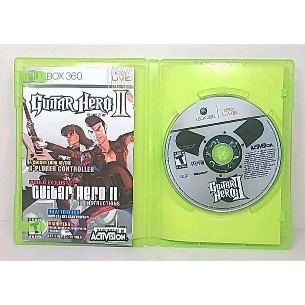 Guitar Hero II 2 (Microsoft Xbox 360, 2007) CIB